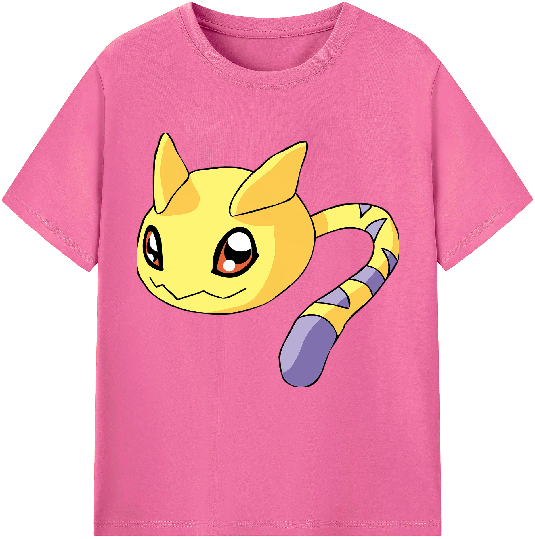 （画像用） Digimon デジタルモンスター/デジモン レディースカジュアルプリントTシャツ（綿100％）
